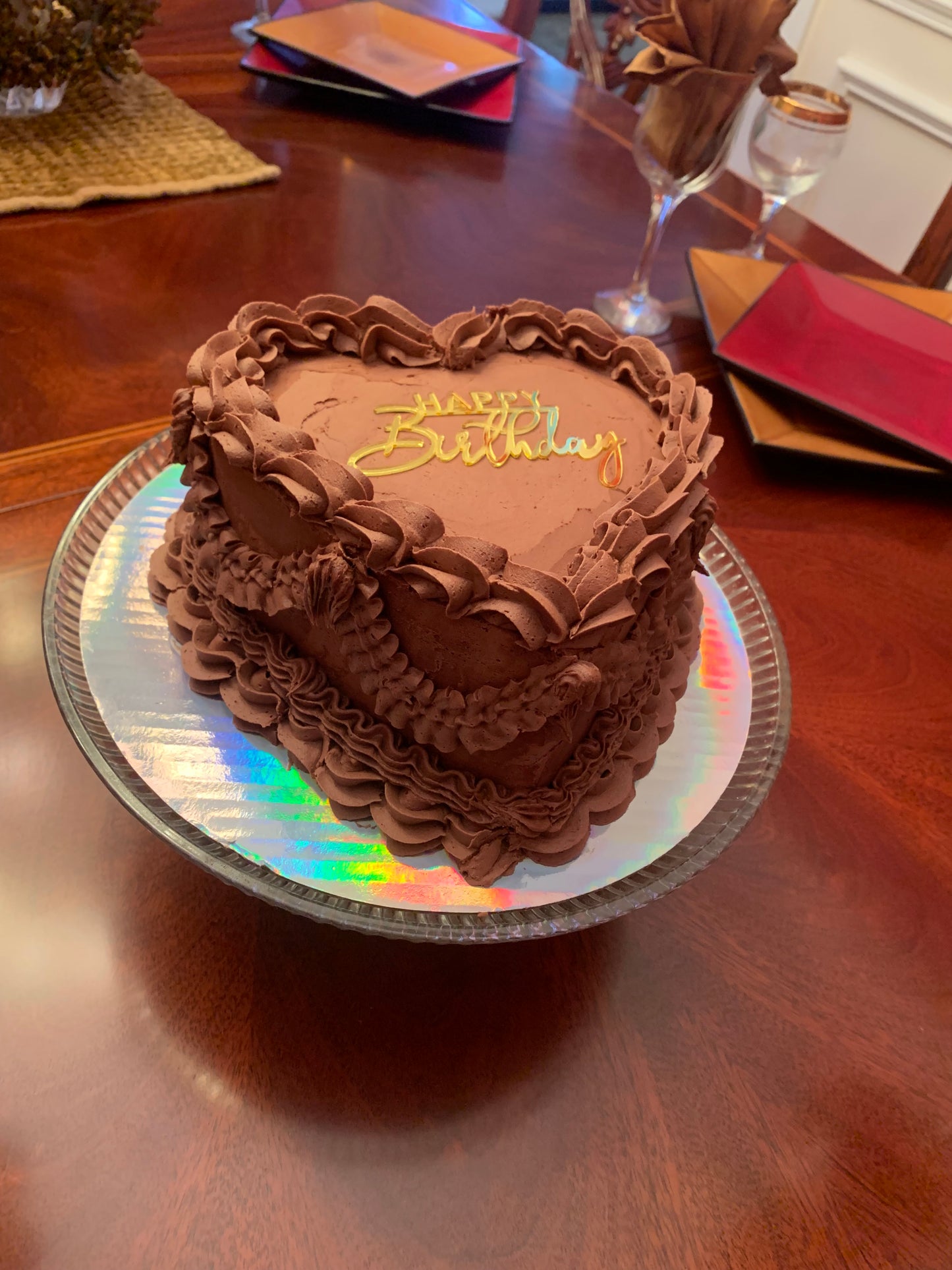 6-inch Heart Cake