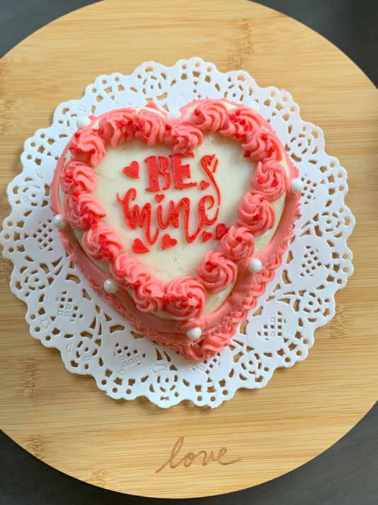 Custom Mini Heart Cake